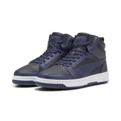 Buty męskie sportowe do chodzenia Puma REBOUND v6. Białe buty sportowe na co dzień męskie Puma, z materiału, bez zapięcia, trekkingowe. Za 248.00 zł.