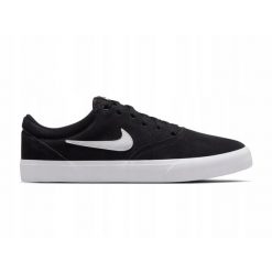Buty na co dzień Męskie Nike Charge Suede Trampki Skóra Zamszowa. Czarne trampki i tenisówki męskie Nike, bez wzorów, ze skóry, bez zapięcia. Za 319.00 zł.