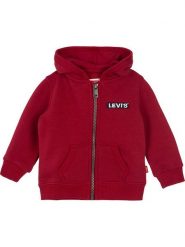 Levi's Kids Bluza w kolorze czerwonym rozmiar: 140. Czerwone bluzy i bluzki niemowlęce Levi's Kids, bez wzorów, z jeansu, bez ramiączek, bez kaptura. Za 157.73 zł.