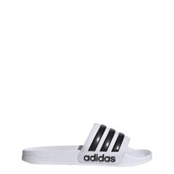 Klapki męskie basenowe Adidas ADILETTE. Szare klapki i japonki męskie Adidas, z materiału. Za 129.99 zł.
