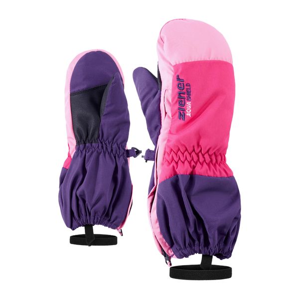 Rękawiczki dziecięce Ziener Levi AS Minis. Czerwone rękawiczki dziecięce Ziener, bez ramiączek. Za 123.99 zł.