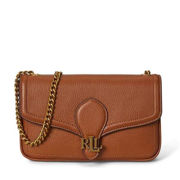 Torebka LAUREN RALPH LAUREN. Brązowe listonoszki damskie Lauren Ralph Lauren, bez wzorów, bez dodatków. Za 779.99 zł.