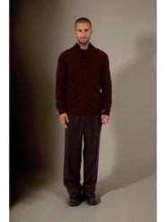 Perfect Cashmere Kaszmirowy kardigan "Cody" w kolorze brązowym rozmiar: XXL. Brązowe kardigany męskie Perfect Cashmere, xxl, bez wzorów, z kaszmiru, bez kołnierzyka. Za 434.99 zł.