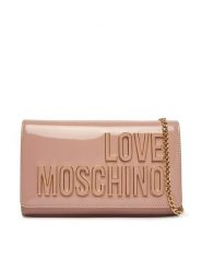 LOVE MOSCHINO Torebka JC4251PP0OKE160A Różowy. Czerwone torebki klasyczne damskie Love Moschino, bez wzorów, ze skóry, bez dodatków. Za 719.99 zł.