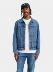 Levi's® Kurtka jeansowa A3174-0004 Niebieski Loose Fit. Niebieskie kurtki męskie m, bez wzorów, z bawełny, bez kaptura. Za 429.99 zł.