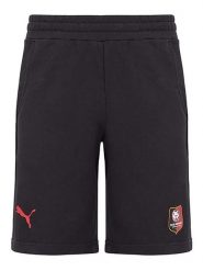 Puma Szorty dresowe "Stade Rennes Blank" w kolorze czarnym rozmiar: XXL. Czarne szorty męskie Puma, z dresówki, bez kołnierzyka. Za 91.34 zł.