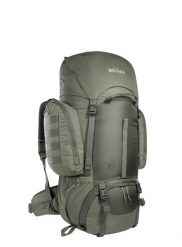 Plecak trekkingowy Tatonka Akela 45 - stone grey/olive. Szare plecaki męskie Tatonka, bez wzorów, z materiału. Za 758.99 zł.