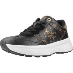 GUESS FLPLUC PEL12 Czarny. Czarne obuwie trekkingowe damskie Guess. W wyprzedaży za 523.00 zł.