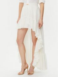 Marciano Guess Spódnica maxi 5GGD34 7317A Biały Regular Fit. Białe spódniczki damskie Marciano Guess, z aplikacjami, z syntetyku, maxi. Za 749.99 zł.