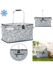 Garden Spirit Torba termiczna w kolorze biało-zielonym - 48 x 24 x 27 cm - 25 l rozmiar: onesize. Białe torebki klasyczne damskie Garden Spirit, bez wzorów, z materiału, bez dodatków. Za 60.99 zł.