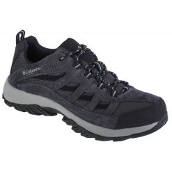 Buty Columbia Crestwood 1781181011 czarne. Czarne buty trekkingowe męskie z syntetyku, bez zapięcia. Za 439.16 zł.