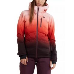 Kurtka narciarska damska Pumila Padded Jacket. Białe kurtki damskie Fundango, xl, bez wzorów, bez kaptura, narciarskie. Za 629.90 zł.