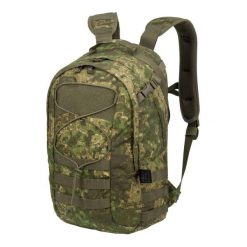 Plecak EDC 21 litrów. Zielone plecaki damskie HELIKON-TEX, z aplikacjami, z materiału. Za 352.99 zł.