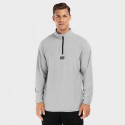 Bluza z cienkiego polaru do sportów zimowych męska Limestone. Szare bluzy bez kaptura męskie SIROKO, m, z polaru. Za 292.00 zł.