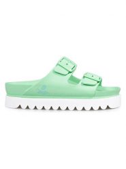 Avispas Klapki "Sunset" w kolorze zielonym rozmiar: 41. Zielone klapki damskie Avispas, bez wzorów, bez obcasa, na platformie. Za 104.99 zł.