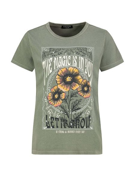 Eight2Nine Koszulka w kolorze zielonym rozmiar: M. Zielone bluzki damskie Eight2Nine, m, bez wzorów, bez kołnierzyka. Za 65.85 zł.