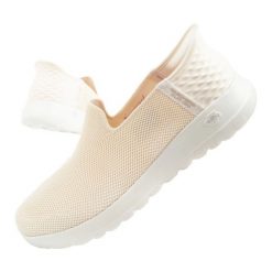 Buty Skechers Go Walk Joy-Vela Slip-Ins W 124641/OWHT. Buty sportowe na co dzień damskie bez wzorów, z materiału. Za 518.78 zł.