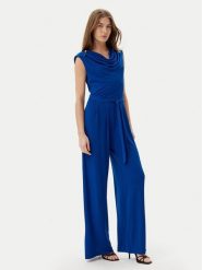 Rinascimento Kombinezon CFC0123484003 Niebieski Regular Fit. Niebieskie kombinezony damskie RINASCIMENTO, xl, bez wzorów, z syntetyku, bez kołnierzyka, bez ramiączek. Za 399.99 zł.
