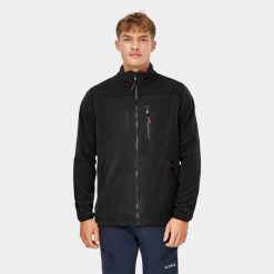 Bluza polarowa turystyczna Alpinus Caen 200. Czarne bluzy bez kaptura męskie Alpinus, xl, z polaru. Za 379.00 zł.