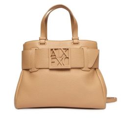 Torebka Armani Exchange. Brązowe torebki klasyczne damskie Armani Exchange, bez wzorów, bez dodatków. Za 709.99 zł.