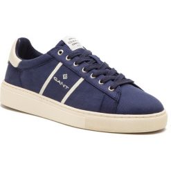 Tenisówki GANT - Denver 18638430 Marine G69. Niebieskie trampki i tenisówki męskie Gant, bez wzorów, z gumy, bez zapięcia. W wyprzedaży za 259.00 zł.