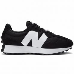 Sneakersy męskie New Balance 327 retro buty sportowe czarno-białe (MS327CBW). Czarne buty sportowe na co dzień męskie New Balance, z materiału, bez zapięcia, trekkingowe. Za 439.00 zł.