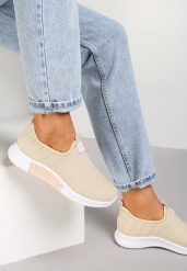 Beżowe Buty Sportowe Daemnessa. Brązowe buty sportowe na co dzień damskie Renee, bez wzorów. Za 64.99 zł.