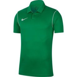 Męska Koszulka Polo Dry Park 20. Zielone koszulki polo męskie Nike, l, bez wzorów, z bawełny, bez ramiączek. Za 148.99 zł.