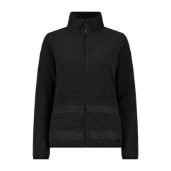 Bluza damska turystyczna CMP 34H0416. Czarne bluzy bez kaptura damskie CMP, l. W wyprzedaży za 314.99 zł.