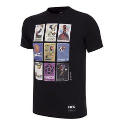 Koszulka dla dorosłych - Plakat Kolage Mistrzostw Świata - Czarny. Czarne t-shirty sportowe męskie COPA FOOTBALL, m, bez ramiączek, do piłki nożnej. Za 211.98 zł.