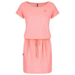 Sukienka damska Loap Bladana w kolorze różowym. Czerwone sukienki damskie LOOP, na lato, s, bez wzorów, sportowe, bez kołnierzyka, bez ramiączek, sportowe. Za 160.99 zł.
