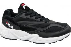 Buty sportowe Sneakersy damskie, Wmn Venom Low. Czarne buty sportowe na co dzień damskie Fila, bez wzorów, z materiału, trekkingowe. Za 179.00 zł.