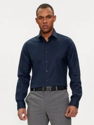 Michael Kors Koszula MD0DS01032 Granatowy Slim Fit. Niebieskie koszule męskie Michael Kors, m, bez wzorów, z bawełny, bez kołnierzyka, bez ramiączek. Za 839.99 zł.