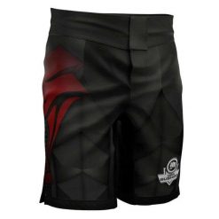 Spodenki treningowe męskie DBX Bushido Snake. Czarne szorty męskie DBX BUSHIDO, bez kołnierzyka. Za 172.99 zł.