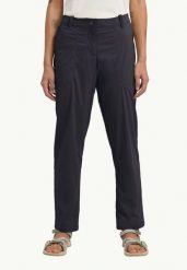 JACK WOLFSKIN Spodnie damskie Desert Pants W dark navy-36. Niebieskie spodnie materiałowe damskie Jack Wolfskin, bez wzorów, z materiału. Za 226.70 zł.
