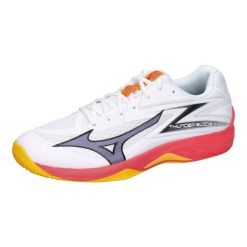 MIZUNO Thunder Blade Z buty sportowe roz. 41 – łatwa pielęgnacja. Białe buty sportowe na co dzień damskie Mizuno, bez wzorów, do siatkówki. Za 299.99 zł.
