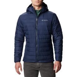 Kurtka turystyczna męska Columbia Powder Lite. Niebieskie kurtki męskie Columbia, m, bez wzorów, sportowe, bez kaptura. Za 532.99 zł.