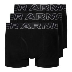Bokserki męskie UNDER ARMOUR Performance 3-pak. Czarne bokserki męskie Under Armour, bez wzorów. Za 151.99 zł.