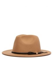 Guess Kapelusz AW5642 WOL01 Beżowy ciemny. Brązowe kapelusze damskie Guess, z aplikacjami, z poliesteru. Za 234.99 zł.