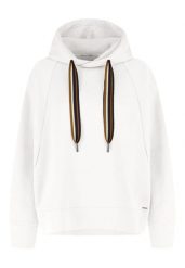 Bluza oversize z kapturem B-AIKA. Białe bluzy z kapturem damskie Volcano, s, z bawełny. Za 169.99 zł.