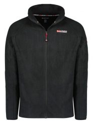 Geographical Norway Kurtka polarowa "Tug" w kolorze czarnym rozmiar: L. Czarne kurtki męskie Geographical Norway, l, bez wzorów, z materiału, bez kaptura. Za 105.38 zł.