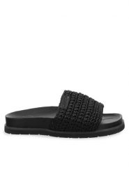 Gant Klapki 30508937 Czarny. Czarne klapki damskie Gant, bez wzorów, z materiału, bez obcasa. Za 329.99 zł.