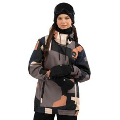 Kurtka snowboardowa damska W1-W Sandboard. Brązowe kurtki damskie SIROKO, xs, bez wzorów, z softshellu, bez kaptura, narciarskie. W wyprzedaży za 296.00 zł.