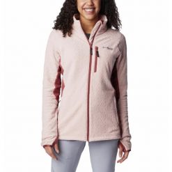 Bluza Turystyczna Rozpinana Damska Columbia Titan Pass 3.0 Full Zip Fleece. Czerwone bluzy bez kaptura damskie Columbia, m. Za 396.99 zł.