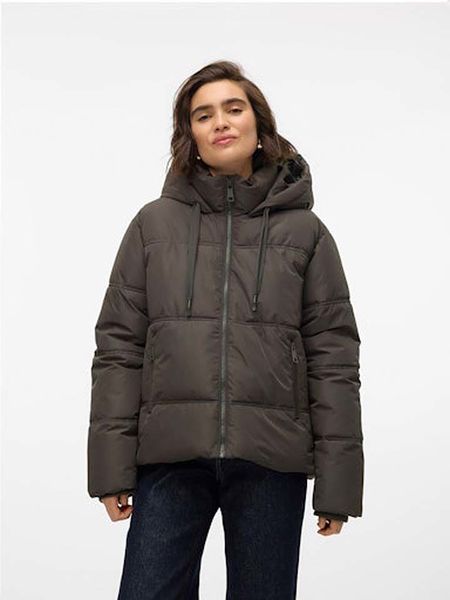 Vero Moda Kurtka pikowana w kolorze khaki rozmiar: S. Brązowe kurtki damskie Vero Moda, s, bez wzorów, bez kaptura. Za 105.14 zł.