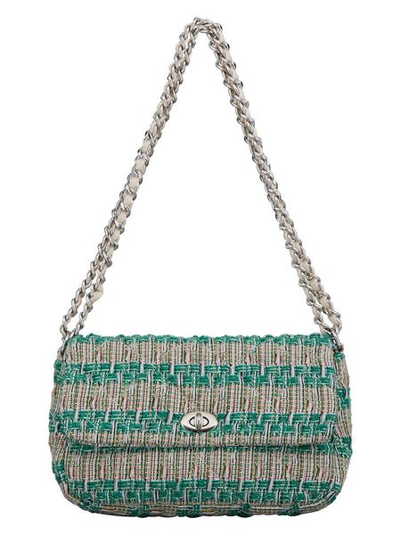 Becksöndergaard Torebka "Weava" w kolorze zielonym - 26 x 16 x 8 cm rozmiar: onesize. Zielone torebki klasyczne damskie Becksöndergaard, bez wzorów, z materiału, bez dodatków. Za 130.99 zł.