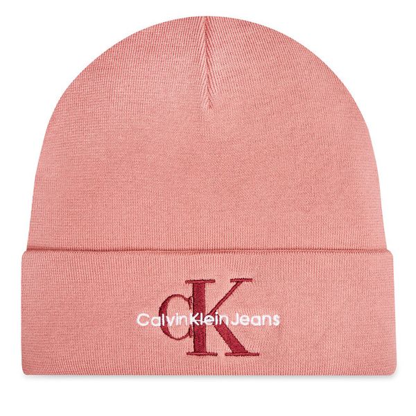 Czapka Calvin Klein. Czerwone czapki zimowe damskie CALVIN KLEIN. Za 129.99 zł.