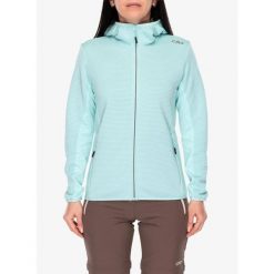 Bluza polarowa damska CMP Glentra Jacket. Niebieskie bluzy bez kaptura damskie CMP, z polaru. Za 384.99 zł.