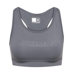 Biustonosz dla kobiet Hummel Te Fundamental. Szare biustonosze HUMMEL, bez wzorów, z dżerseju. Za 139.00 zł.