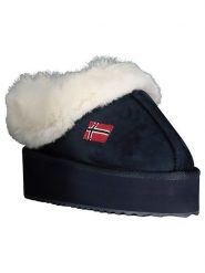 Geographical Norway Kapcie "Oninkasi" w kolorze granatowym rozmiar: 40. Niebieskie kapcie damskie Geographical Norway, z materiału. Za 100.99 zł.